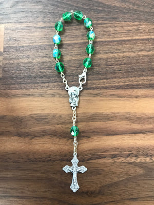 rearview mirror rosary