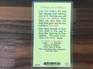 PC - St. Nicholas/A Prayer for Children
