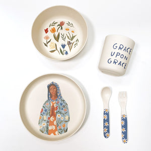 Our Lady of Perpetual Flourishing Children's Tableware Set