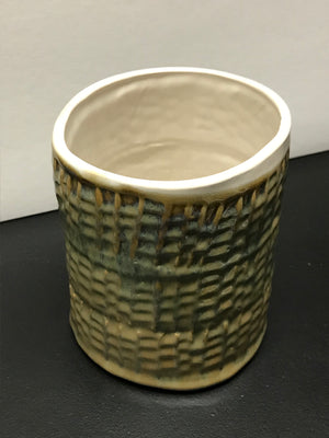 Utensil Jar - Basket Weave