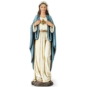 9.7" H Immaculate Heart of Mary Figure
