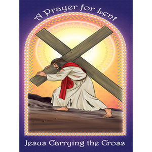 Prayer Card - Jesus Carrying the Cross (Pack of 25)