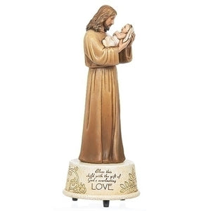 8.75" H Jesus Loves Me Musical Statue