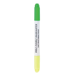 Bible Double Highlighter Yellow Green