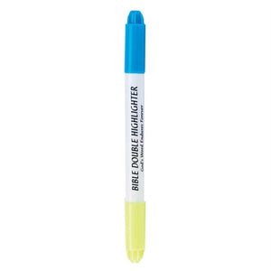Bible Double Highlighter Yellow blue