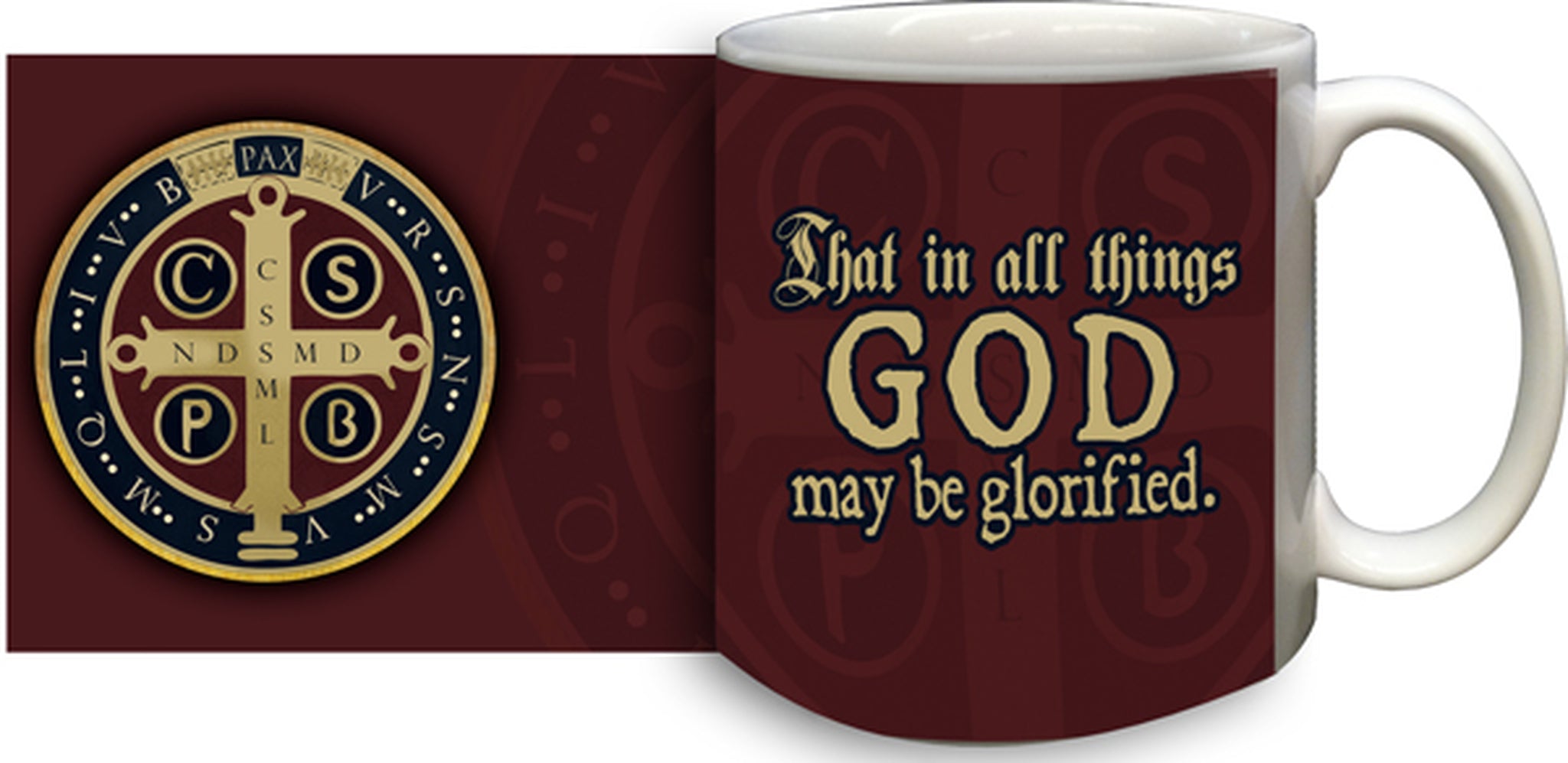 Benedictine Medal Coffee Mug