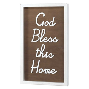 12 x 20 Bless This Home Wall Plaque
