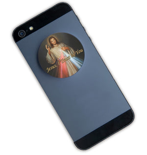 Pop-Up Phone Holder -- Divine Mercy