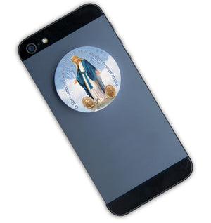 Pop-Up Phone Holder -- Our Lady of Grace/Miraculous Medal