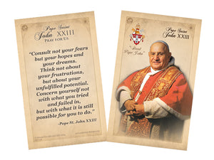 PC - St. John XXIII (Canonization Commemorative Card)