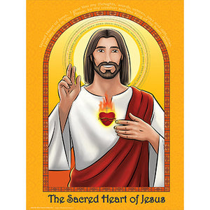 Poster - Sacred Heart of Jesus 18"x24"