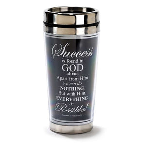 Travel Mug - SS - Success is Found in God