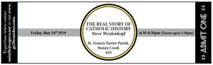 Stoney Creek Steve Weidenkopf Event Ticket
