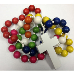 Multi-coloured Teaching Rosary