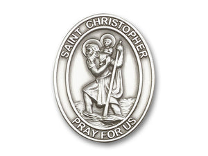 Visor Clip - St Christopher