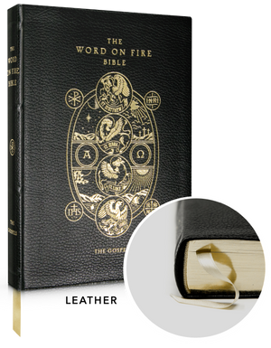 Word on Fire Bible (Volume 1): The Gospels - Leather