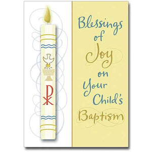Blessings of Joy on Your Child's Baptism