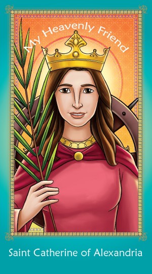 Prayer Card - Saint Catherine of Alexandria