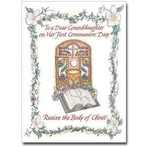 To a Dear Granddaughter - First Communion