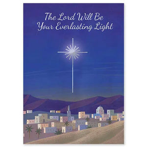 The Lord will be Your Everlasting Light - box of 18 cards - Christmas