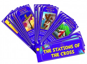 The Traditional Stations of the Cross Devotional Fan