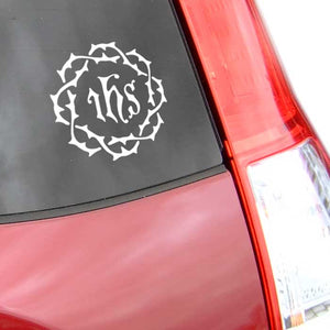 Car Decal - IHS Crown of Thorns