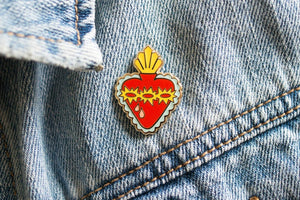 Sacred Heart of Jesus Enamel Pin