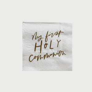First Holy Communion Cocktail Napkins