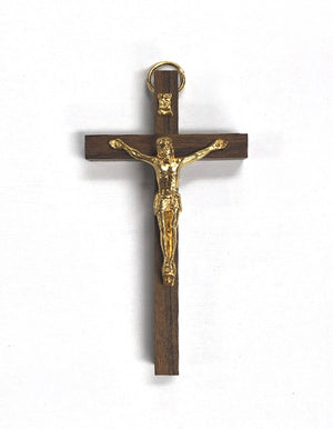 4.5" Crucifix with Gold Corpus