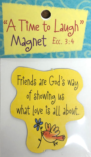 "A Time to Laugh" Magnet Ecc. 3:4