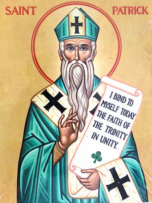 Icon St. Patrick 4x6