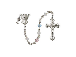 Multi-Colour First Communion Rosary