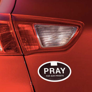 Car Decal - Pray for our Priests