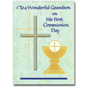 To a Wonderful Grandson - First Communion